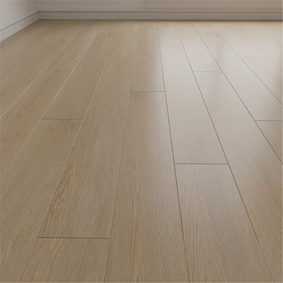Natural Hardwood Floor With Smooth Surface And Modern Interior Design 3d model
