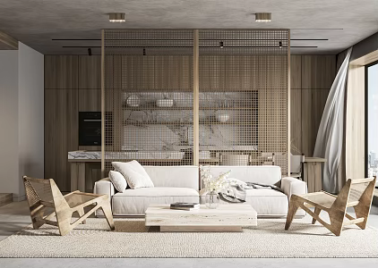 The Silent Living Room 3d model