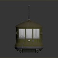 vintage train steam train train carriage locomotive head steam car carriage train modern vehicle 3d model