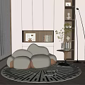 Modern Lazy Sofa 3d model