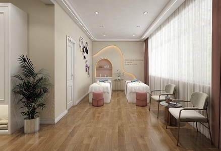 Modern SPA Beauty Large Room 3d model