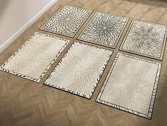 medieval carpet 3d model