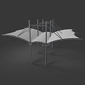 Sunshade Canopy Platform 3d model