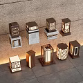 Outdoor Lights With Various Stylish Designs And Decorative Patterns For Exterior Use