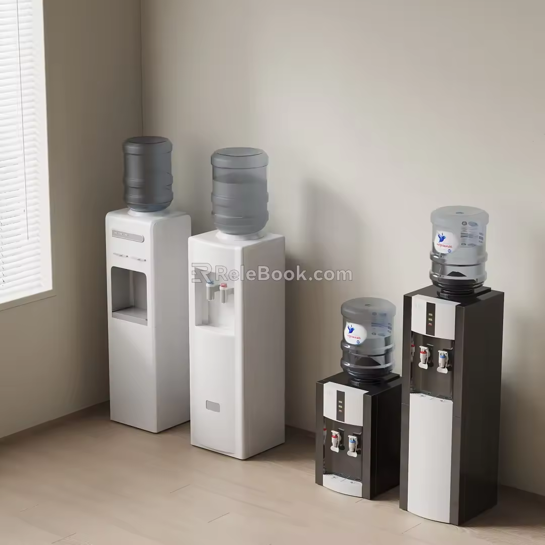 Modern drinking water machine direct drinking machine 3d model