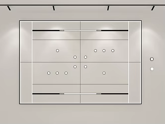 Honeycomb Large Board Ceiling Integrated Ceiling Kitchen Bathroom Ceiling Living Room Ceiling 3d model