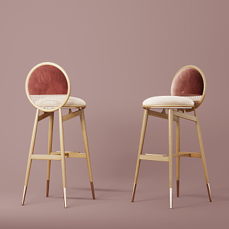 Modern Bar Chair 3d model