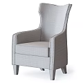 Stylish Leisure Chair With Zebra Pattern Upholstery Wooden Legs And Armrest Design