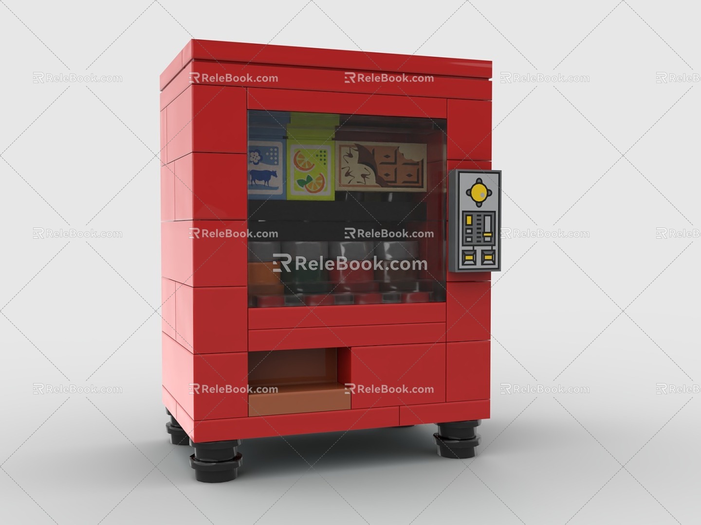 Lego toy building blocks vending machine 3d model