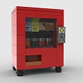 Lego toy building blocks vending machine 3d model