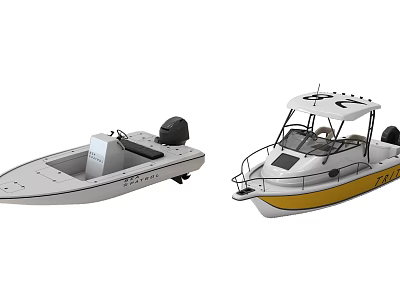 Two Stylish Yacht Designs For Marine Enthusiasts 3d model