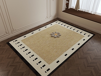 Middle Style Carpet 3d model