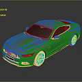 Two Door Silver Sports Car With Sleek Design Shiny Exterior And Alloy Wheels