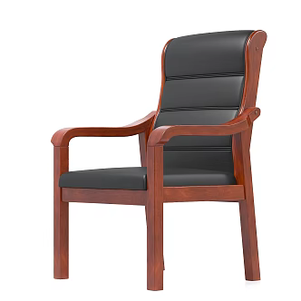 Chair Office Chair Leather Chair Boss Chair Solid Wood Chair 3d model