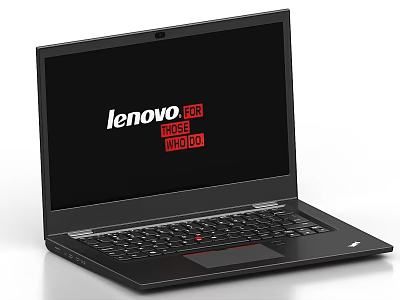 Lenovo P53 Laptop With i7-9850H Processor And Black Display Screen 3d model
