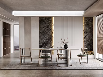 Quiet Restaurant-Quiet Restaurant 3d model