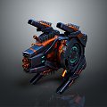 Sci-fi Weapon Drone Sci-fi Mecha Sci-fi Drone Future Weapon Sci-fi Equipment Concept Weapon 3d model