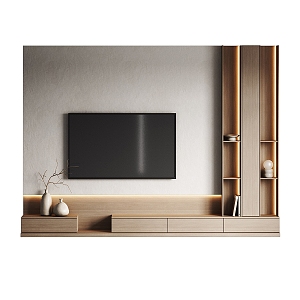 background wall living room background wall TV background wall cabinet TV 3d model