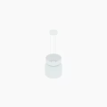 Modern White Minimalist Pendant Light With Layered Ceramic Design For Home Decor