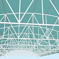 Ceiling structure 3d model