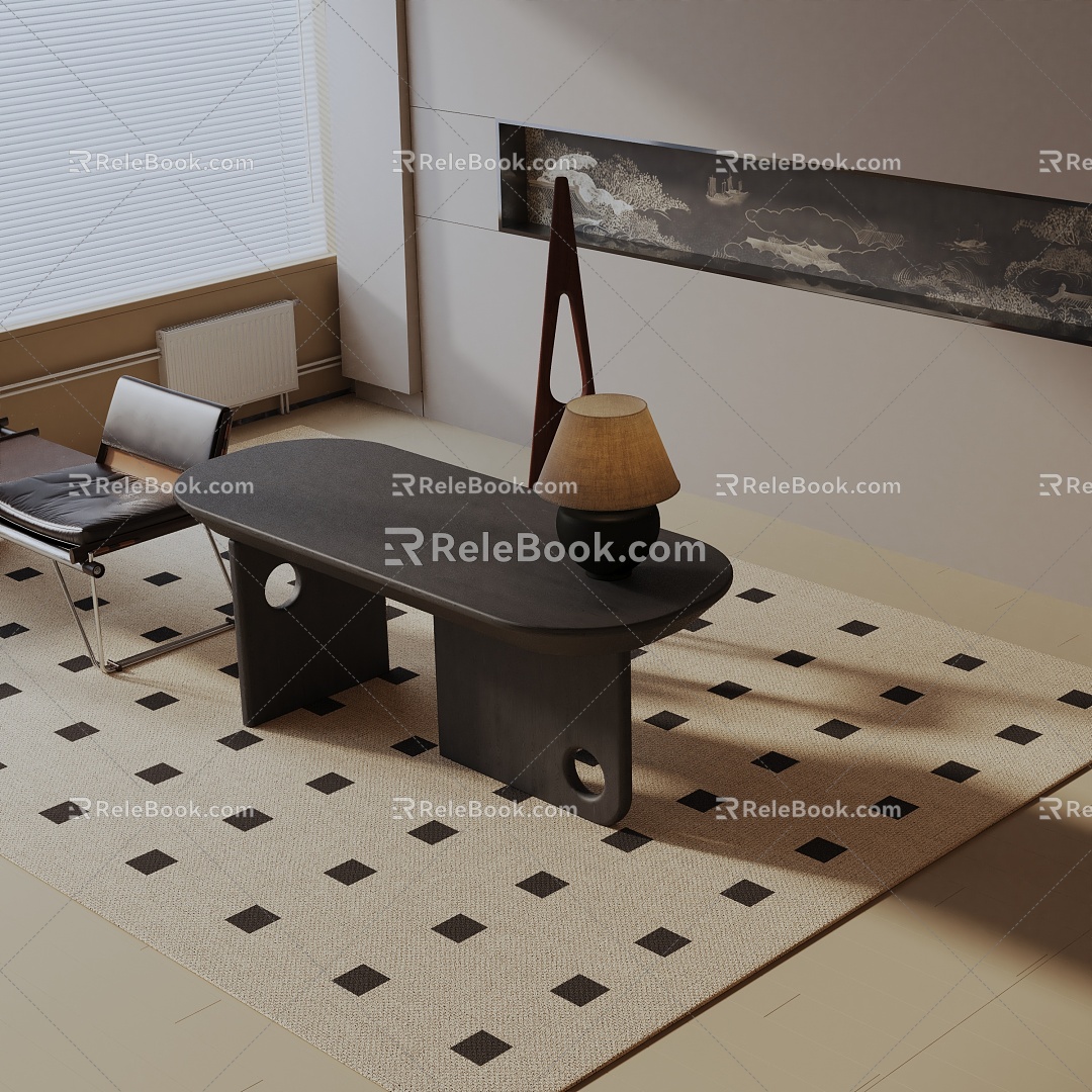 Modern dining table model