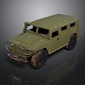 Bulletproof Car Armed Jeep Armed Car Armed Bulletproof Car Military Jeep Off-road Jeep Humvee 3d model