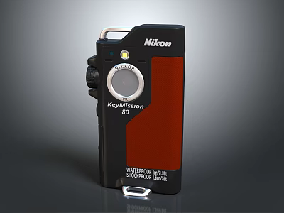 Nikon KeyMission 80 Digital Action Camera With Compact Portable Lightweight Body And User Friendly Features 3d model