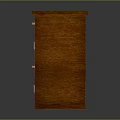 Dark Brown Wooden Cabinet With Drawers And Doors Featuring Round Handles And Smooth Surface