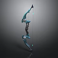 Crossbow Mechanical Crossbow Shift Bow and Arrow Shoot Far Equipment Weapons High-tech Crossbow 3d model