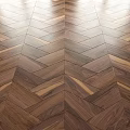 Herringbone Pattern Wooden Flooring With Natural Wood Grain And Warm Brown Tones For Interior Spaces