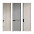 Modern swing door 3d model