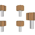 Creative Solid Wood Table Lamp Arc Shape Table Lamp Bedroom Small Table Lamp Arc Round Nordic Table Lamp Desktop Table Lamp 3d model