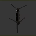 Military Combat Helicopter With Twin Rotor Design And Advanced Weapon Systems
