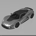 Silver Sleek Sports Car With Modern Exterior Black Roof And Alloy Wheels