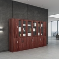 File Cabinet Cabinet Cabinet Storage Cabinet Wardrobe Glass Door Display Cabinet Glass Counter Storage Cabinet 3d model