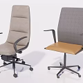 Ergonomic Modern Office Chairs With Armrests Swivel Wheels And Different Color Upholstery