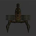 Scorpion Featuring Flame Like Textures On Body And Legs With Lava Effect