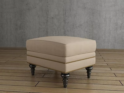 Footstool 3d model Footstool 3d model