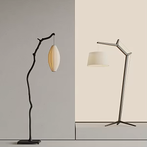 New Chinese floor lamp 3d model