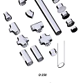 Industrial Metal Piping System With Ventilation Ducts And Factory Components