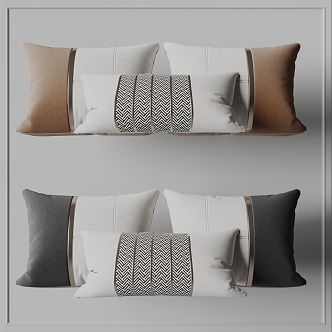 Modern Pillow Sofa Pillow 3d model