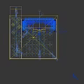 Modern Event Stage Design With Blue Lighting Large Screens And Audience Seats