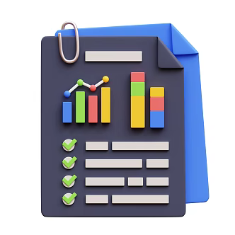 Modern Record Book Discipline Table Cartoon Record Book 3d model