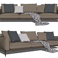 Modern Multiplayer Sofa 3d model