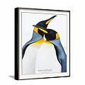 Modern Animal Painting Simple Blue Children's Room Animal Penguin Decorative Painting 3d model