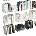Assorted Books And Magazines Stacked In Different Sizes And Colors For Home Library