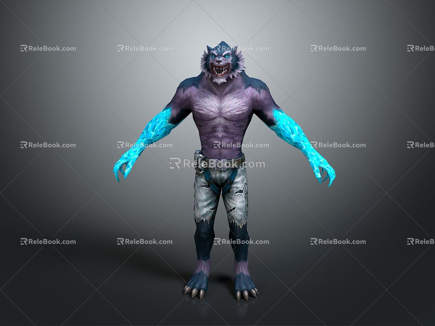 Werewolf Werewolf Warrior Werewolf Soldier Cartoon Werewolf Animation Werewolf Cartoon Characters model