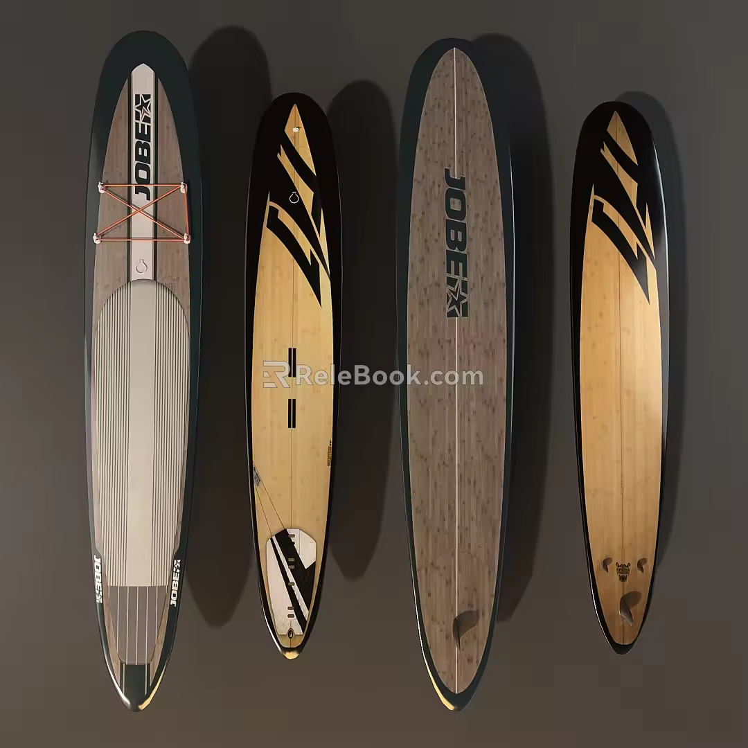 Surfboards Sports Equipment 3d model