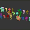 Colorful Potted Flowering Plants With Red Yellow Purple And White Blooms Displayed Together