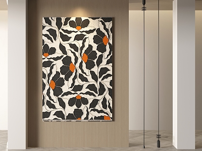 modern decorative painting 3d model